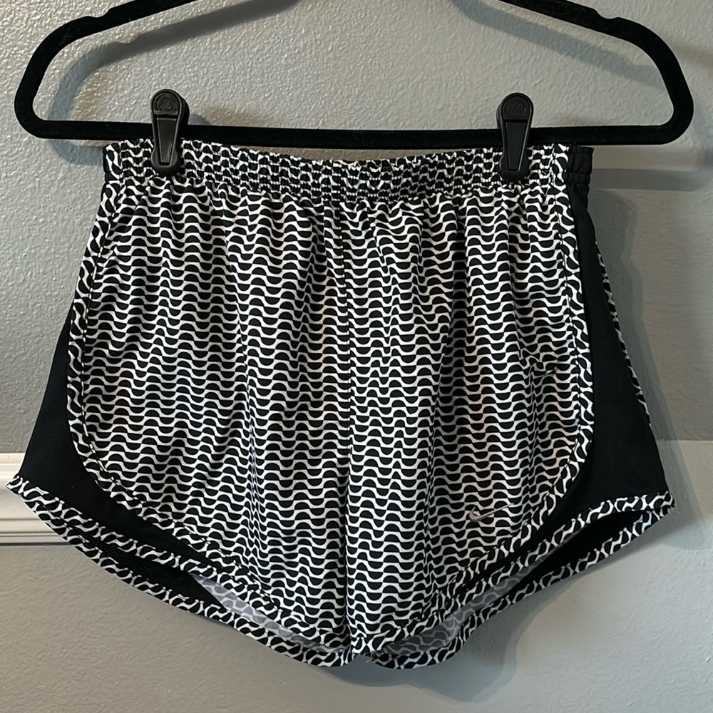 Nike Dri Fit black and white shorts #411